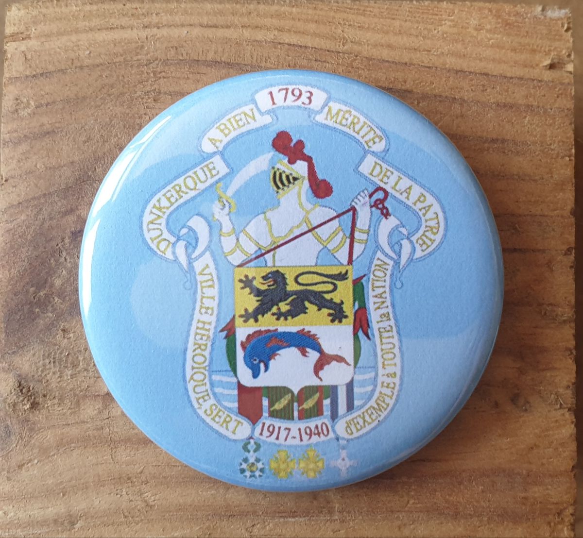 Badge Blason Dunkerque