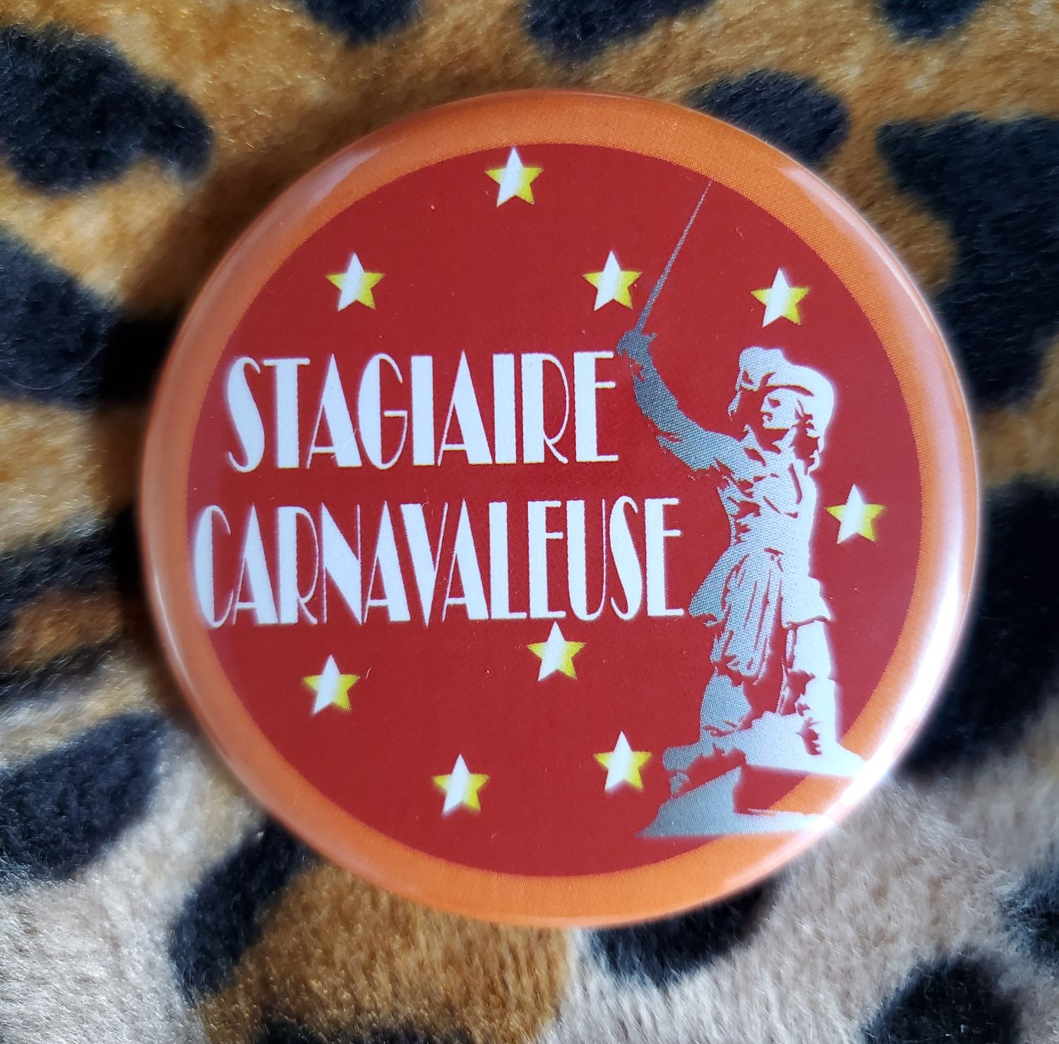 Badge stagiaire carnavaleuse