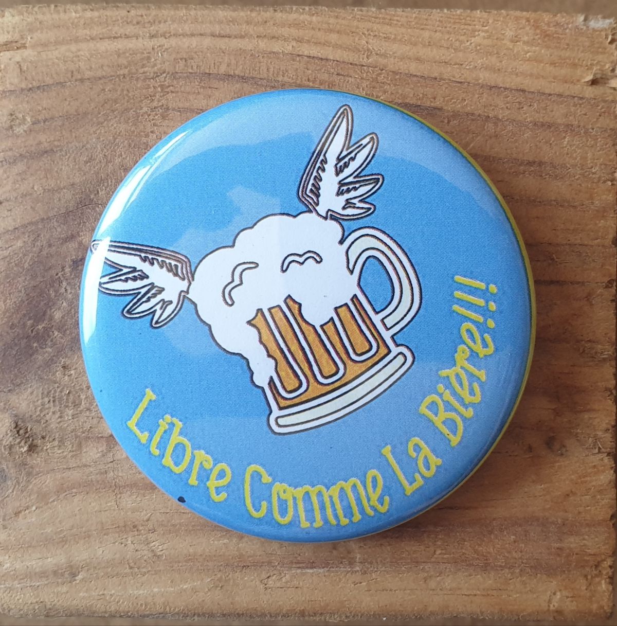 Badge libre comme la bière