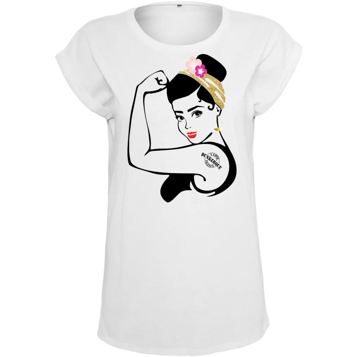 Tee-shirt Pin up dunkerquoise