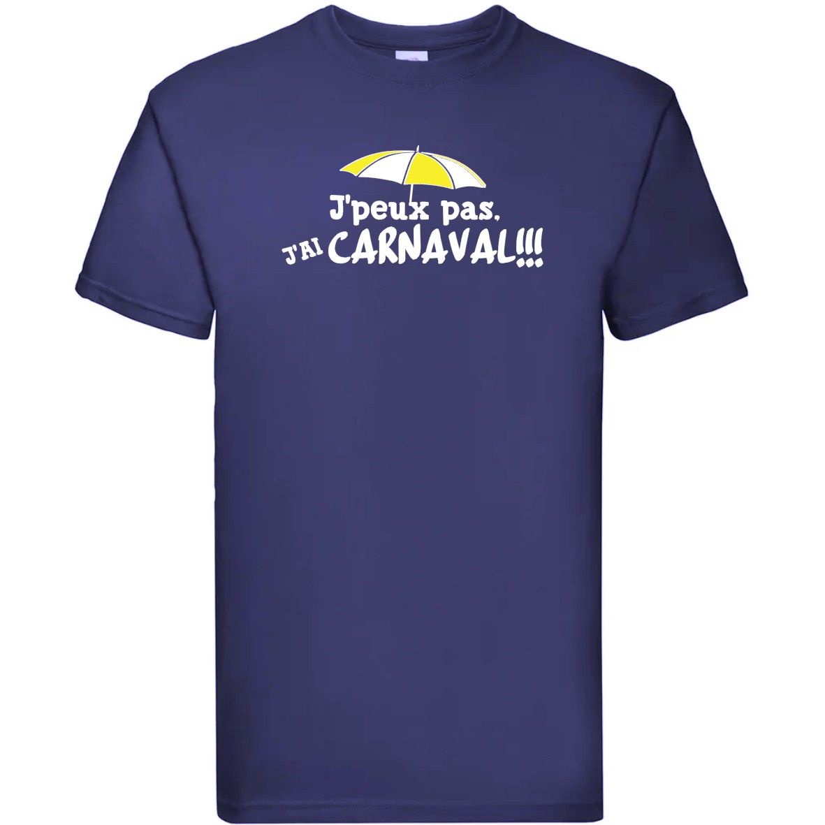 Tee-shirt homme "j'peux pas j'ai Carnaval"
