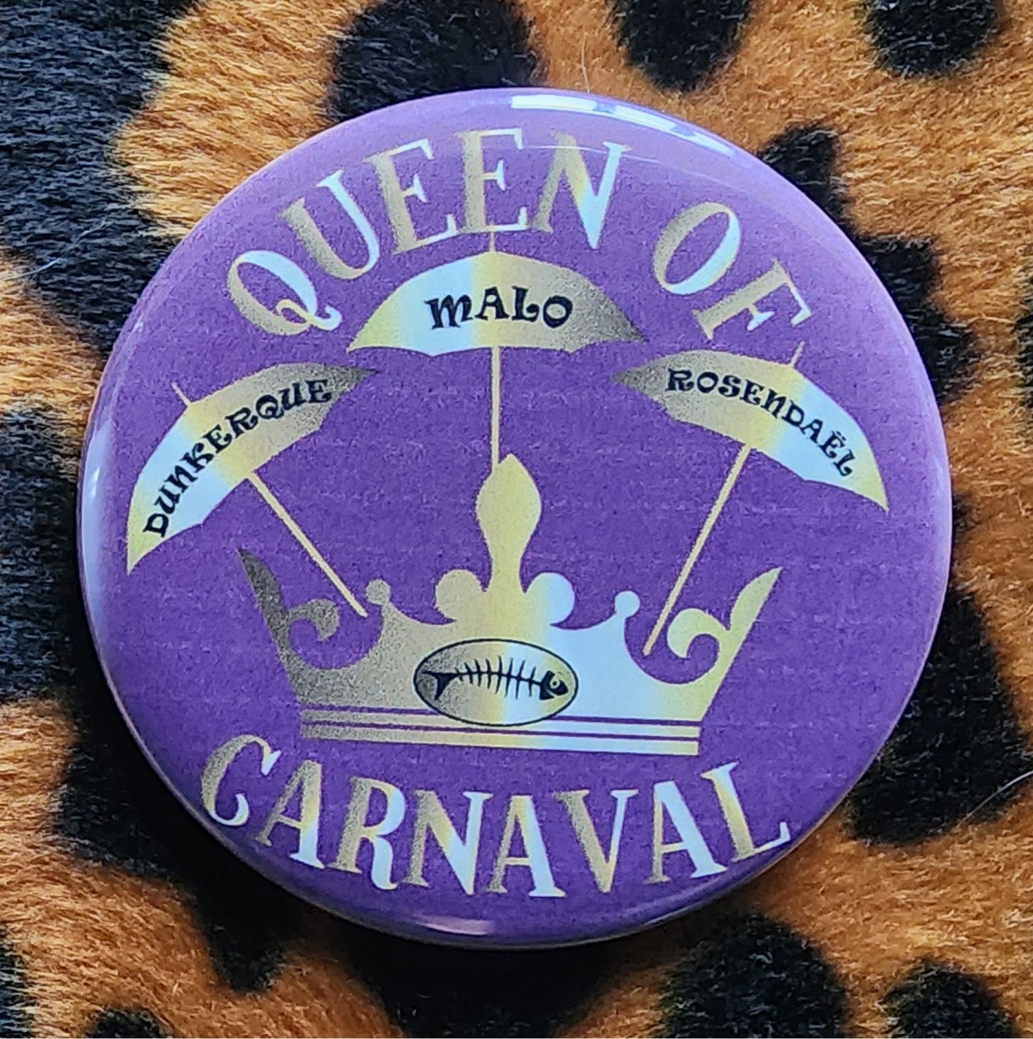 Badge queen of carnaval