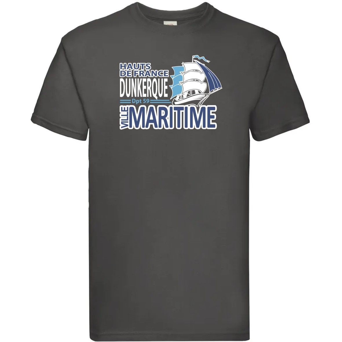 Tee-shirt homme "Ville maritime"