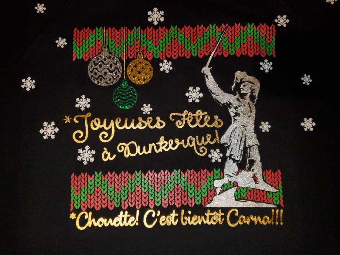 Pull de Noël Dunkerquois