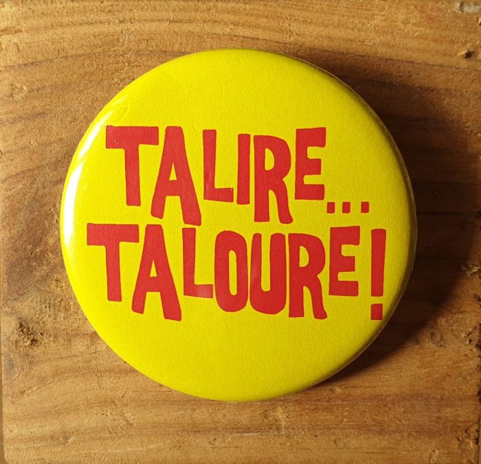 Badge Talire taloure jaune
